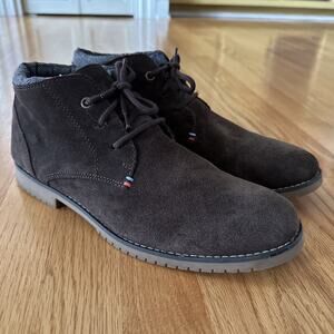 Livergy Men Ankle Boots Brown Suede Size 9.5 Euro 43 UK 9 - 190
